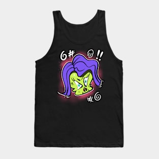 Baby green skull Tank Top